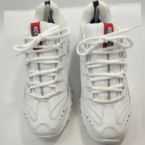 SKECHERS SPORT ENERGY ORBIT MULE WALKING SNEAKERS WOMEN'S SIZE 9.5 WHITE A3 - Picture 4 of 16